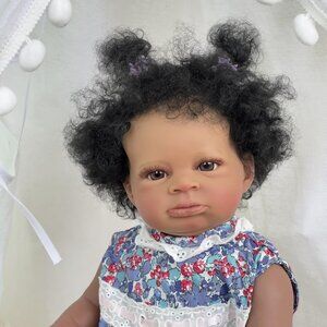 💫 Bnnpuu Reborn Baby Dolls White Soft Body Realistic African American Gift Set